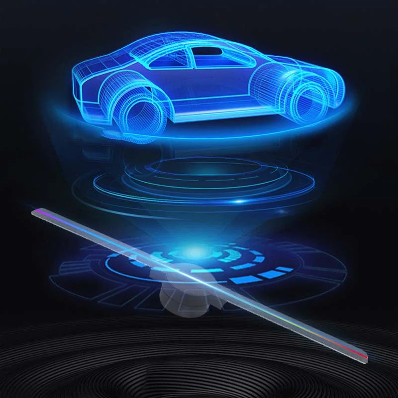 Dynamic 3D Holographic Projection Fan