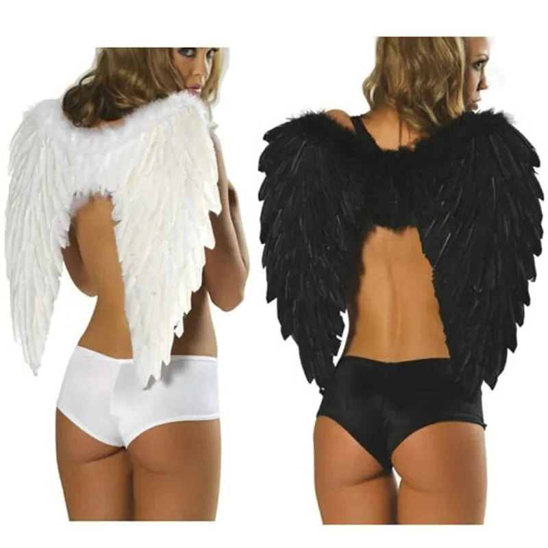 Heavenly Feathered Wings – Perfect for Costume Events