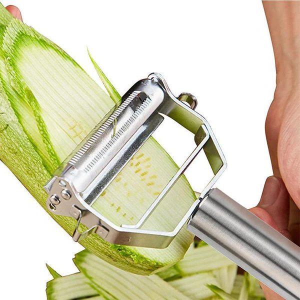 Effortless Vegetable Slicer with Dual Blades
