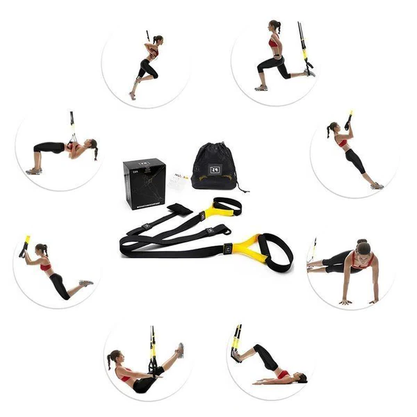 Versatile Bodyweight Training Straps for Home Workouts