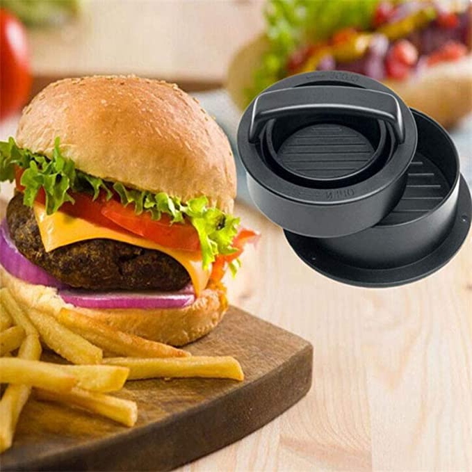 Precision Burger Patty Shaper with Adjustable Thickness