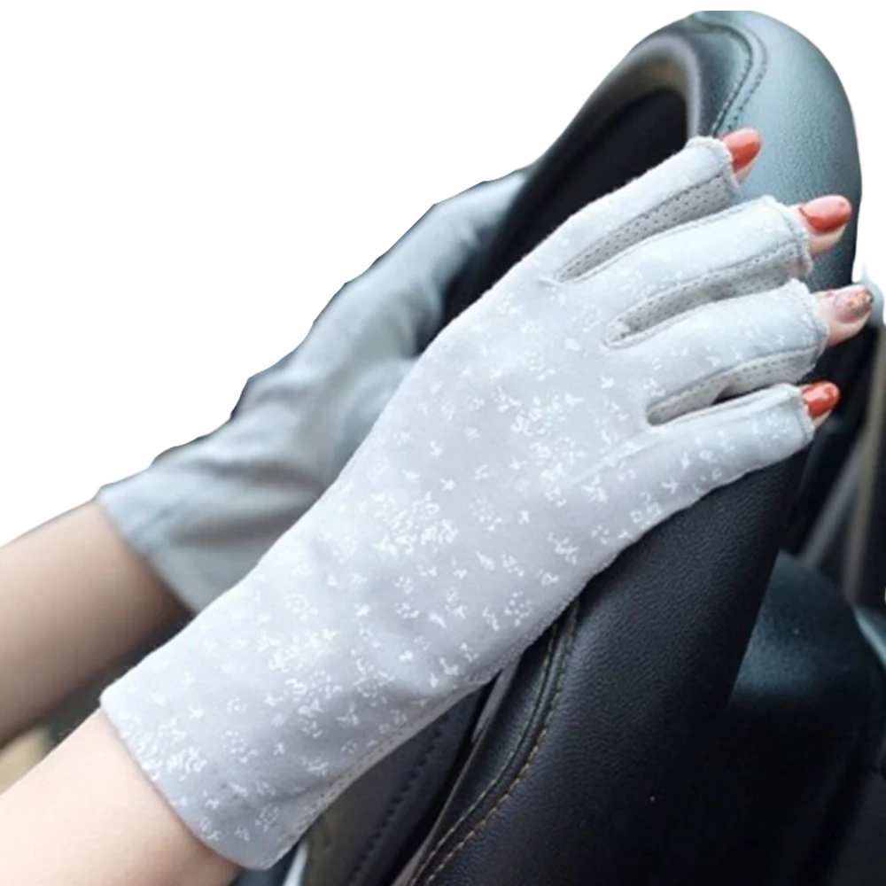 Chic UV-Resistant Cotton Handwear