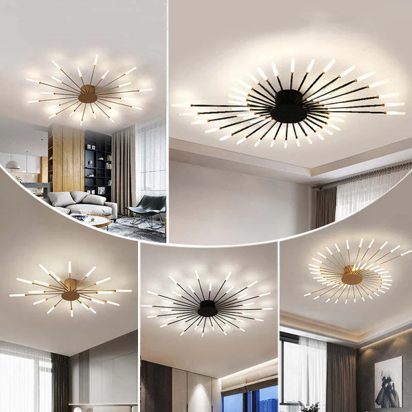 Radiant Flush Mount Ceiling Fixture for Elegant Spaces