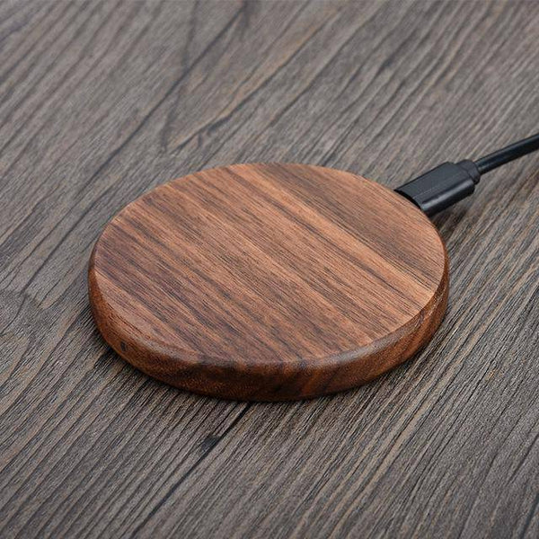 Elegant Wooden Fast Wireless Charging Station
