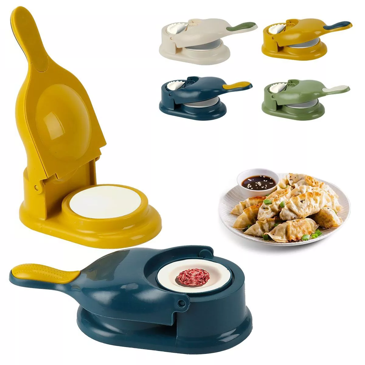 Dual Function Dumpling Press for Effortless Homemade Treats