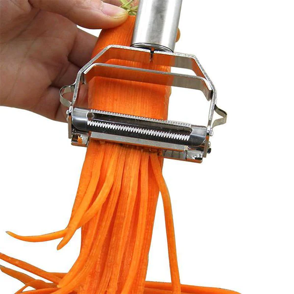 Effortless Vegetable Slicer with Dual Blades