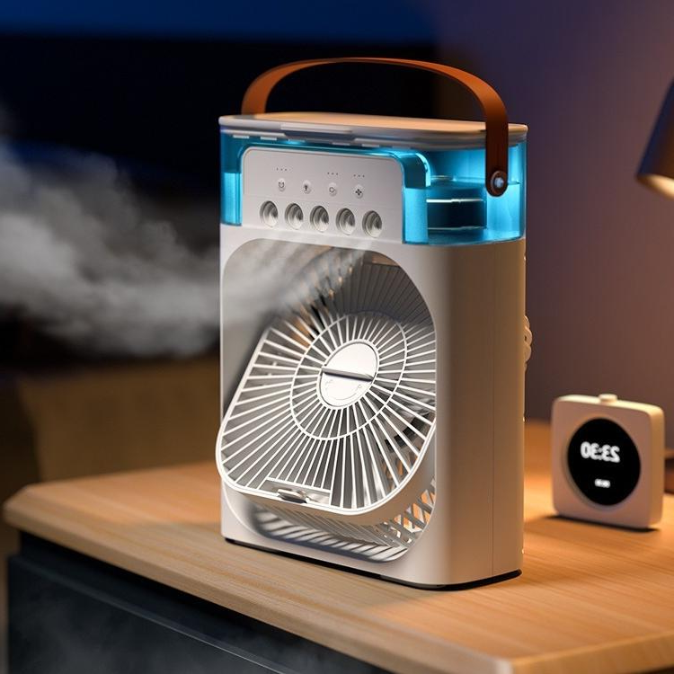 Compact Multi-Function Air Cooler with Humidifying Spray