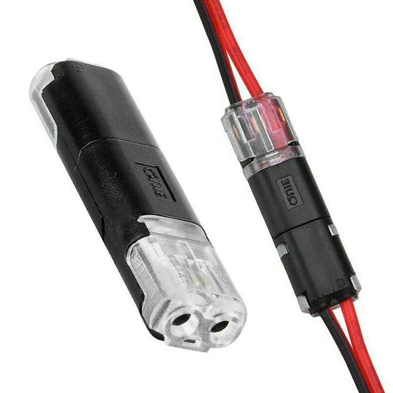Secure Push-in Wire Connectors with Locking Mechanism