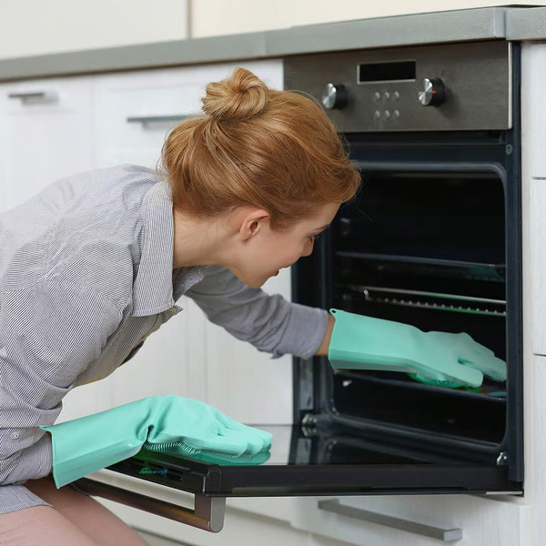 SmartScrub Silicone Cleaning Gloves - Reusable Dishwashing Essential