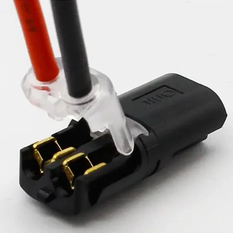 Secure Push-in Wire Connectors with Locking Mechanism