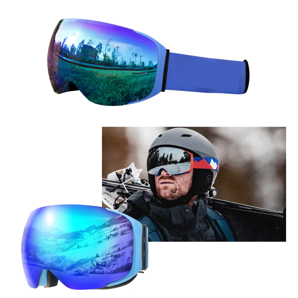 Ultimate Snow Sports Goggles with Dual Lens Set
