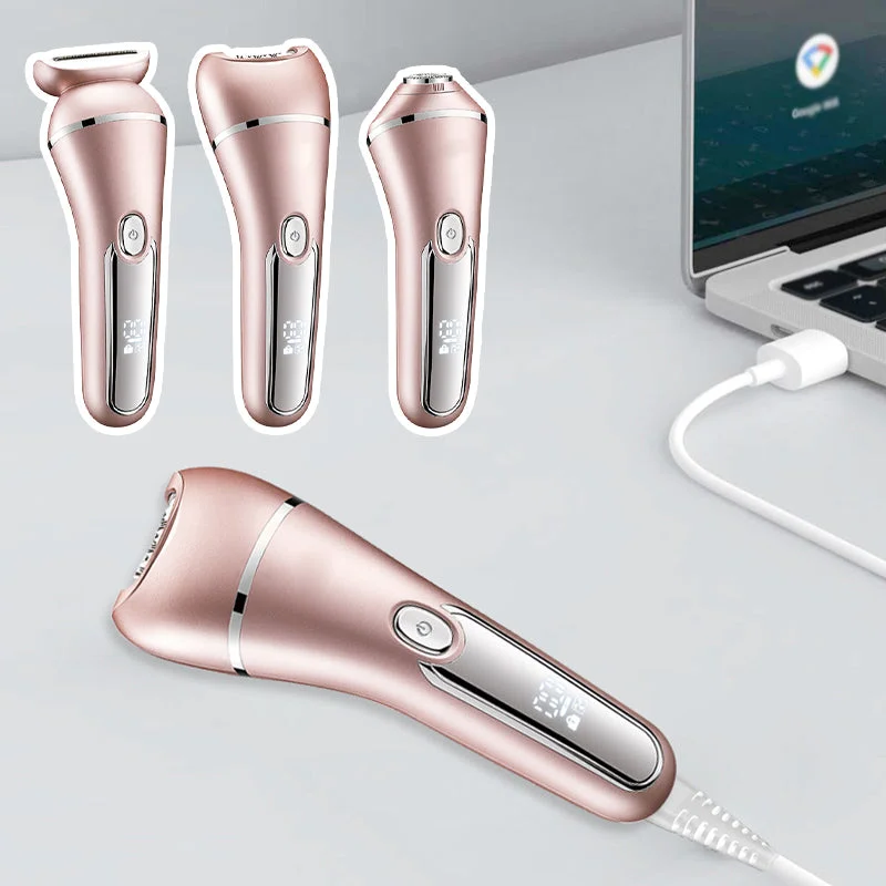 All-in-One Waterproof Electric Razor for Women