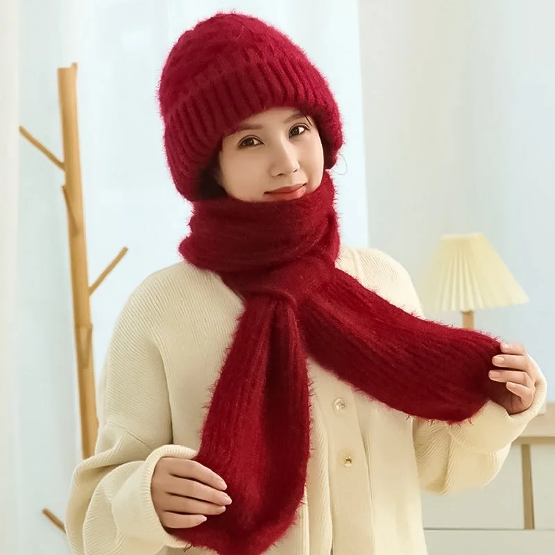 Ladies' Ultimate Winter Ear Warmth and Wind Blocker Hat Scarf