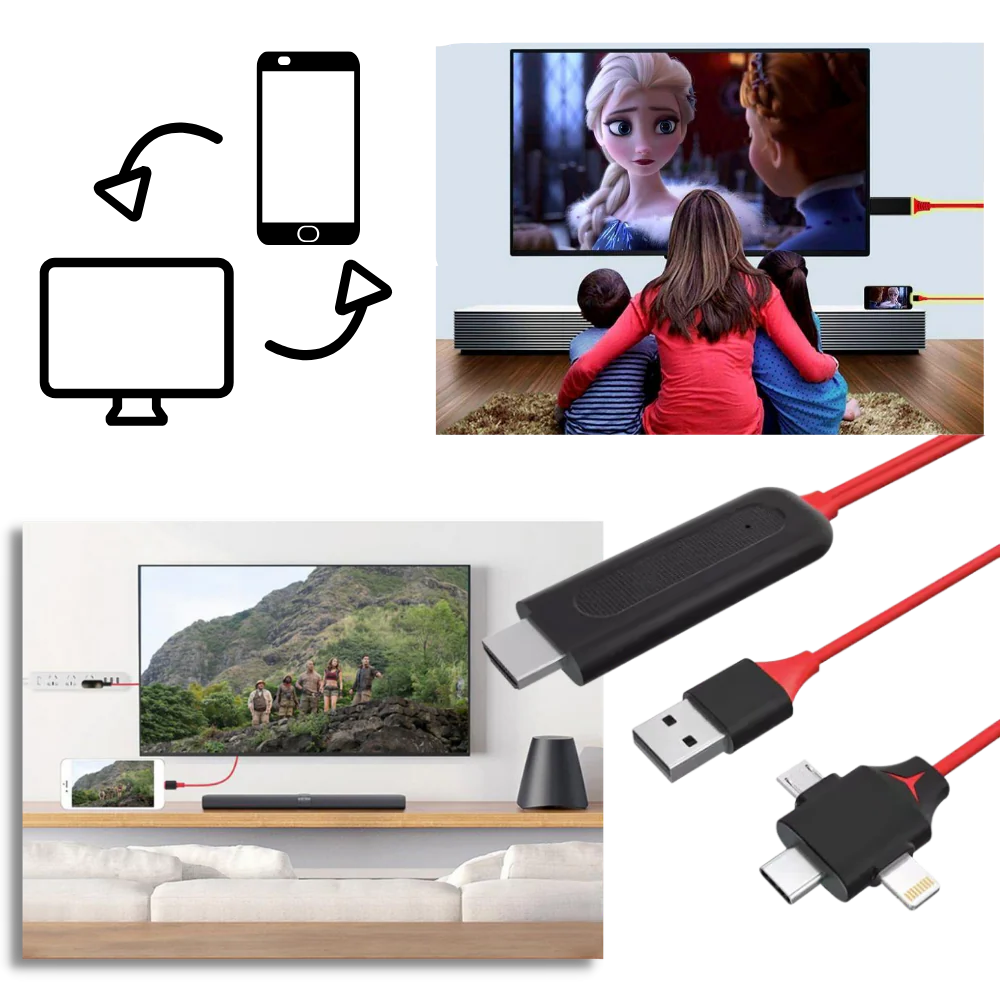 Universal HDMI Adapter for Smartphones and Tablets