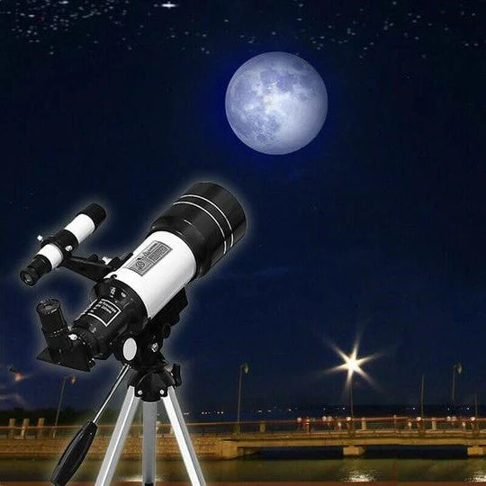 Compact Stargazer Telescope with Tripod - 150x Magnification