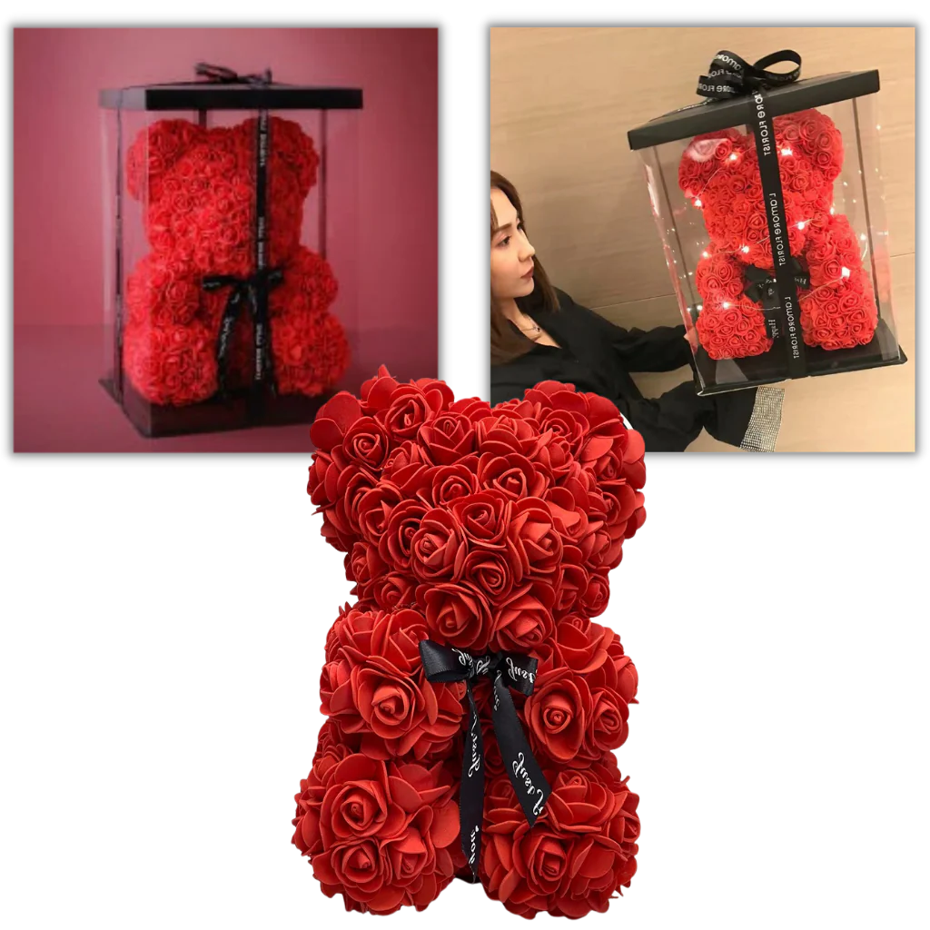 Charming Rose Plush Bear for Every Occasion