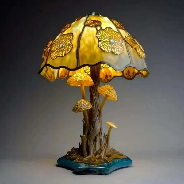 Vibrant Mosaic Table Lamp for Enchanting Spaces