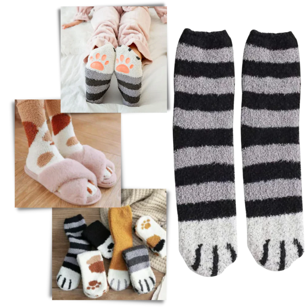 Pawsitive Vibes Cozy Winter Socks