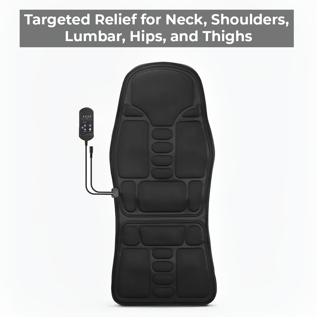 Relaxation Massage Cushion with Heat for Chairs & Cars