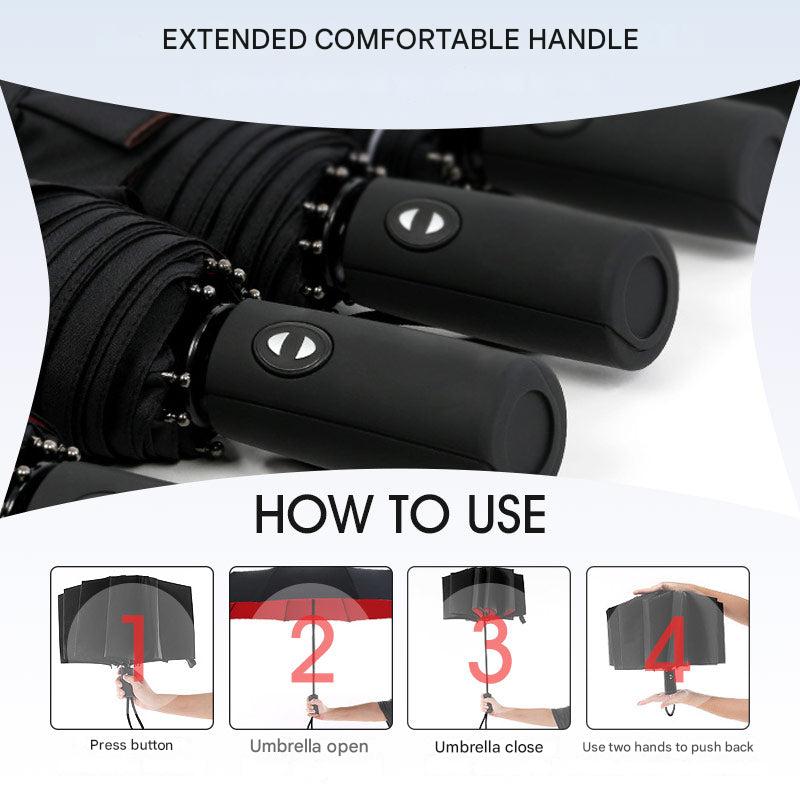 Foldable Umbrella for Storm Protection – Wind Resistant Design