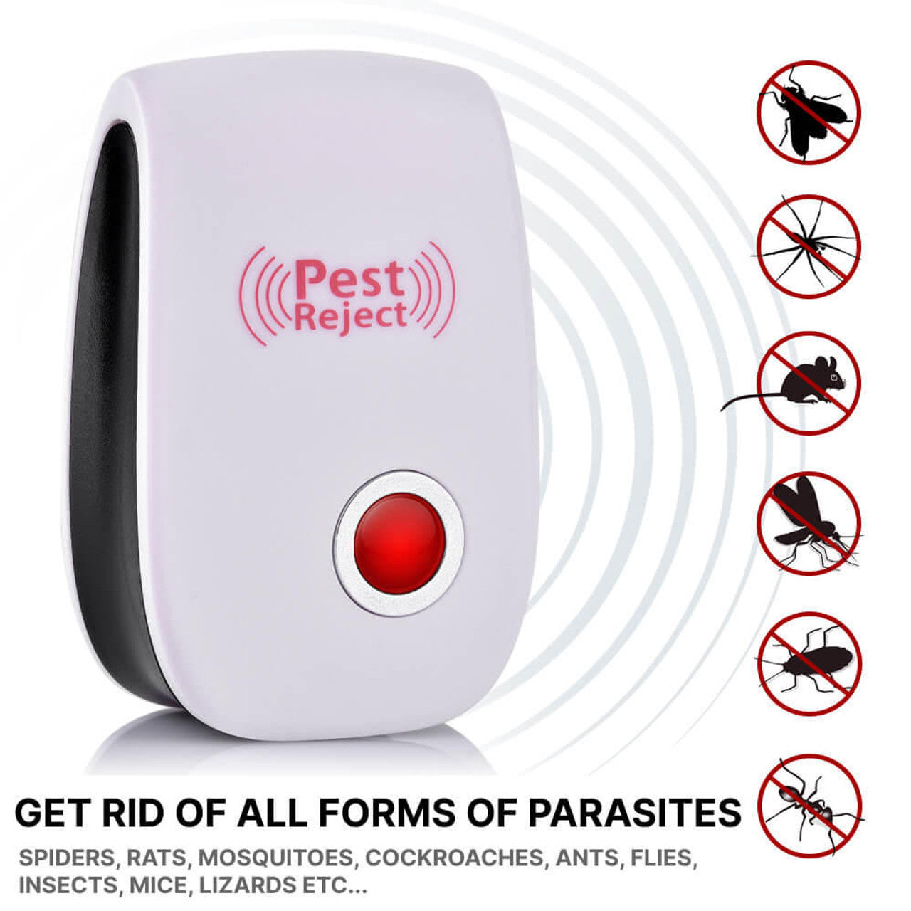 Eco-Friendly Ultrasonic Pest Deterrent Device