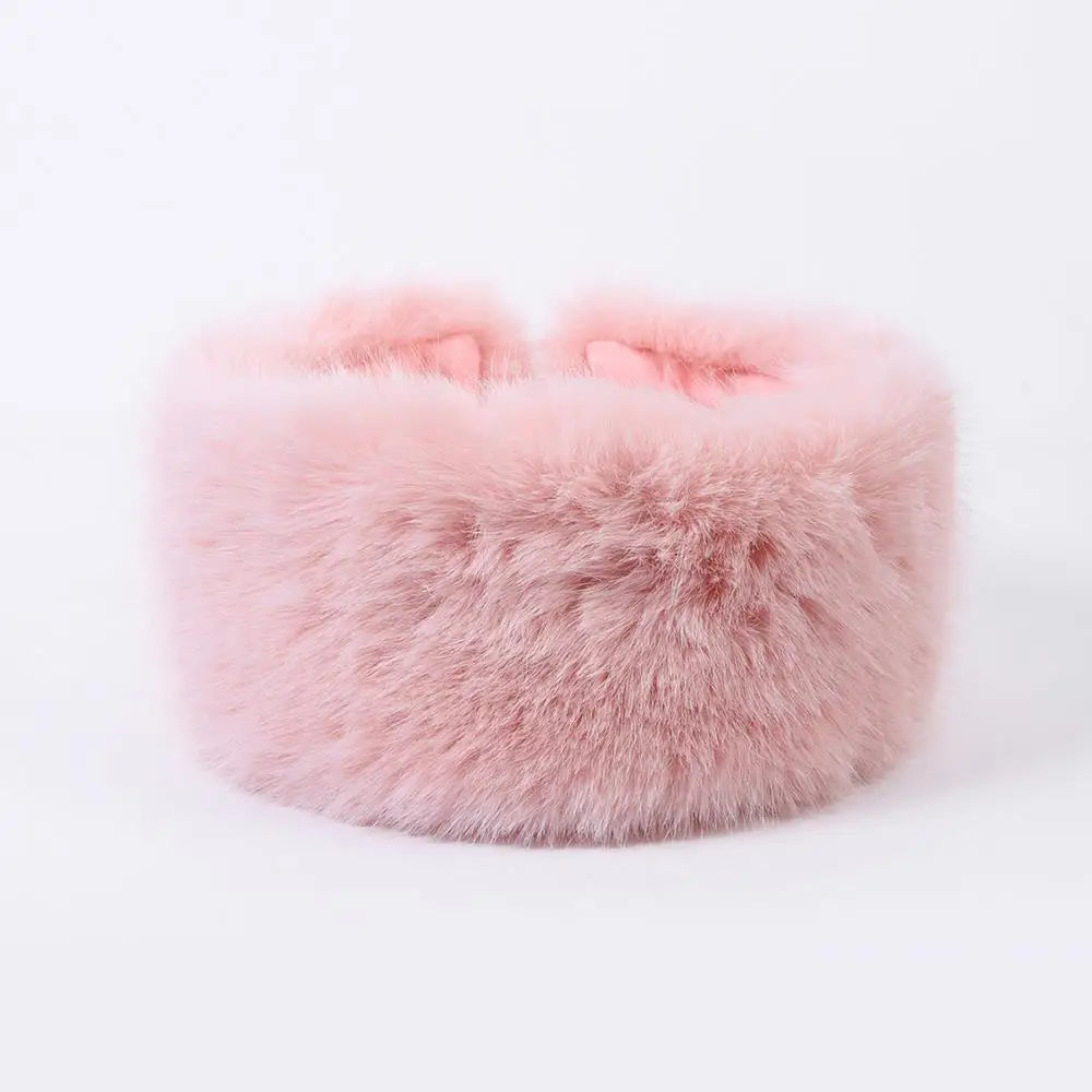 Chic Plush Winter Headband for Women