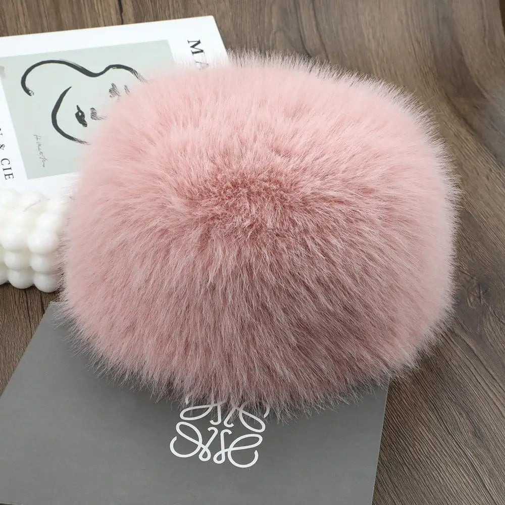 Chic Plush Winter Cap for Ultimate Warmth