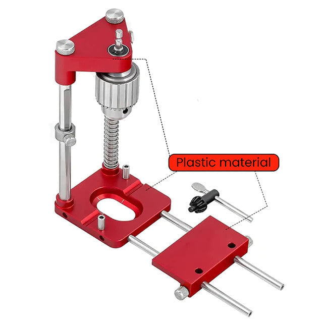 Precision Wood Drilling Guide with Adjustable Features