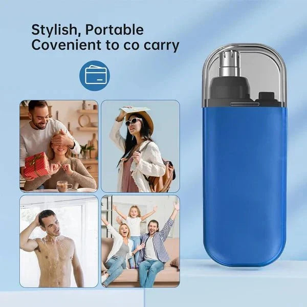 Compact Rechargeable Nose Hair Groomer - Effortless Precision Anywhere