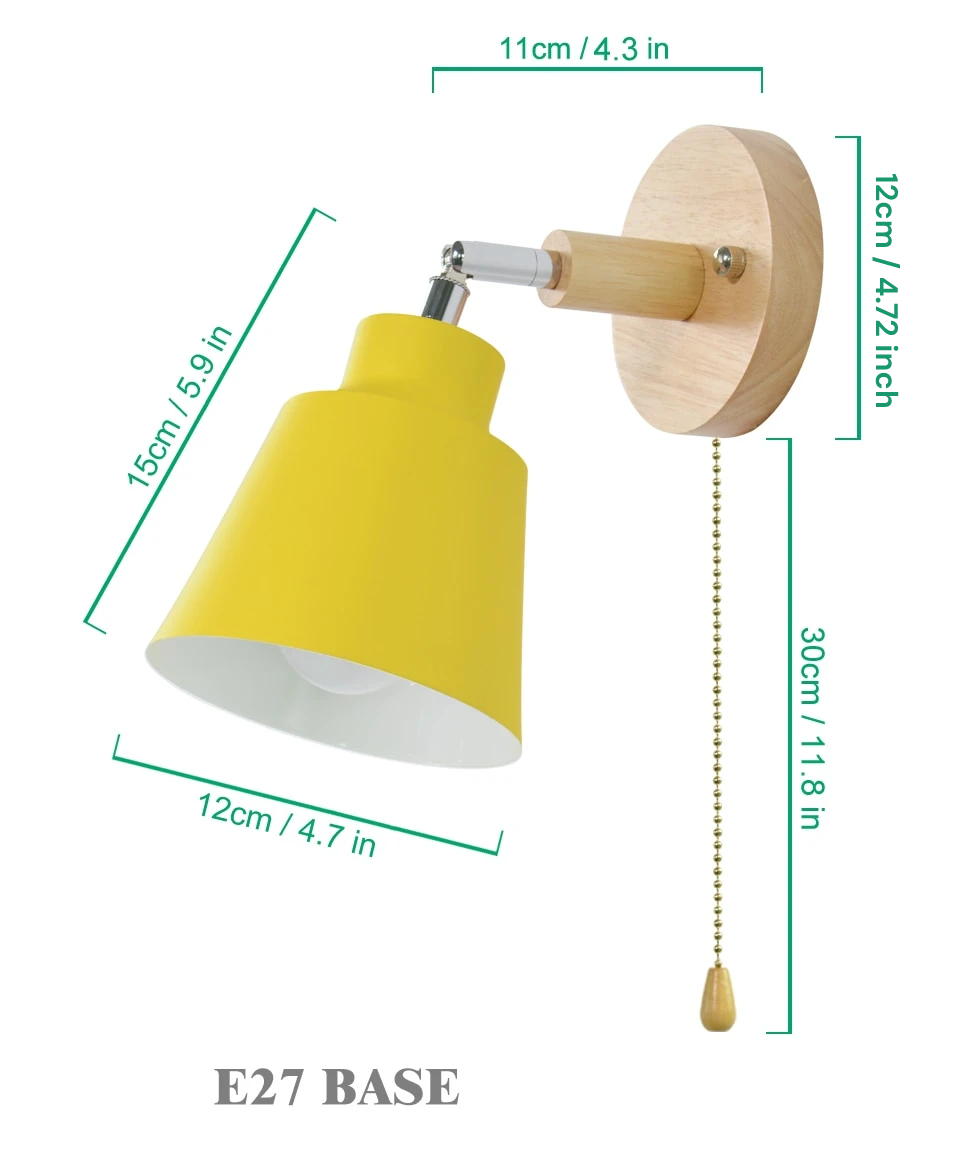 TwistGlow Pull Switch Wall Lamp