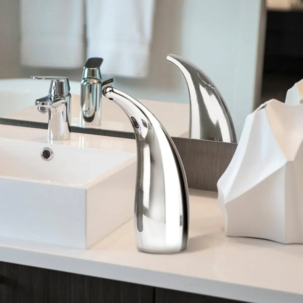 Sensor-Activated Soap Dispenser – Touchless Operation
