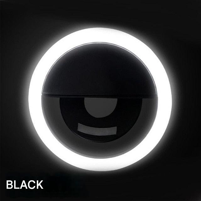 Compact Selfie Ring Light for Enhanced Photography