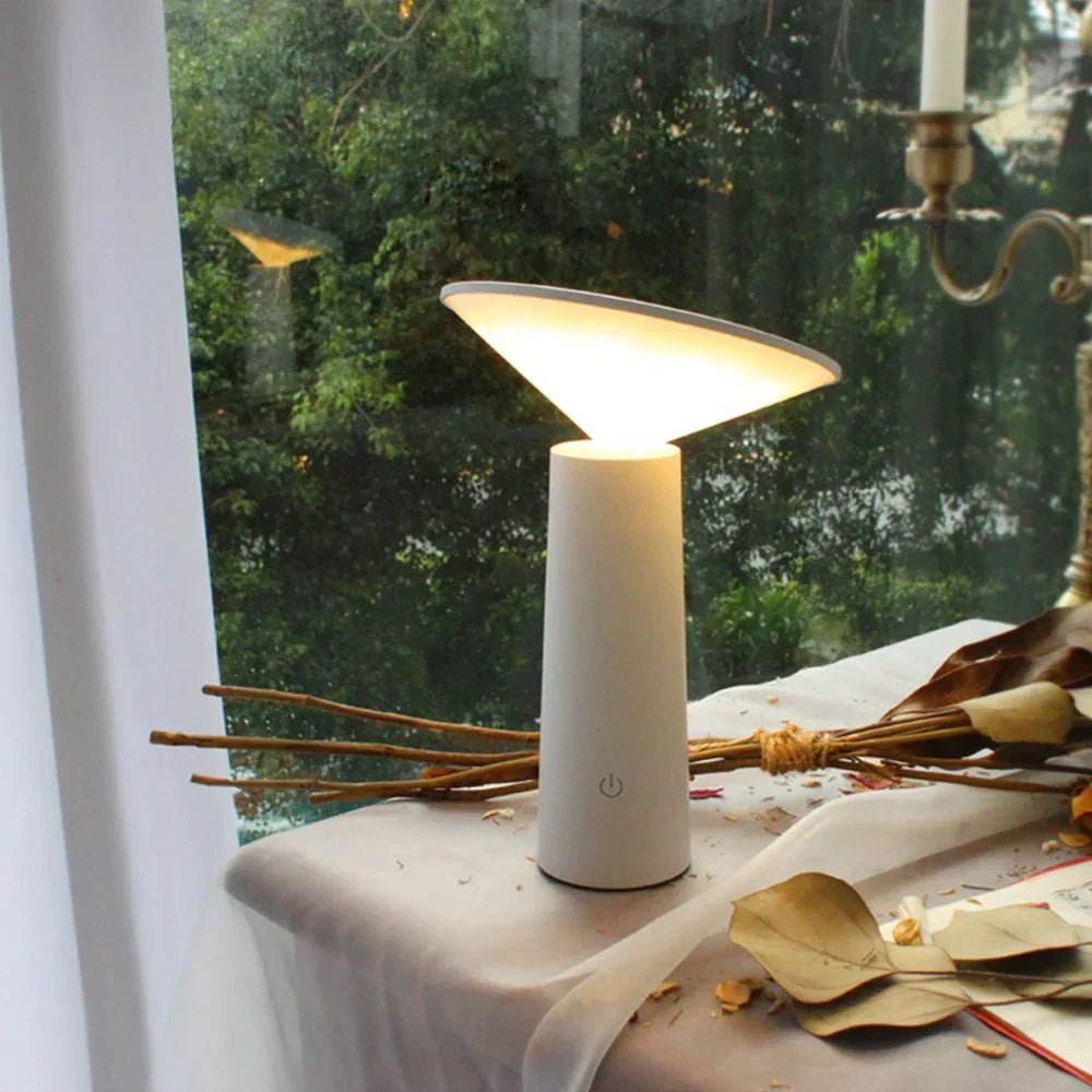 Adjustable Brightness LED Desk Light - Portable Table Lamp