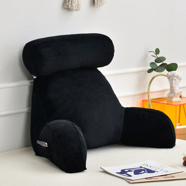 Ultimate Comfort Back Support Pillow with Adjustable Headrest