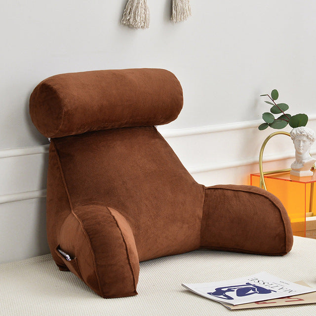 Ultimate Comfort Back Support Pillow with Adjustable Headrest