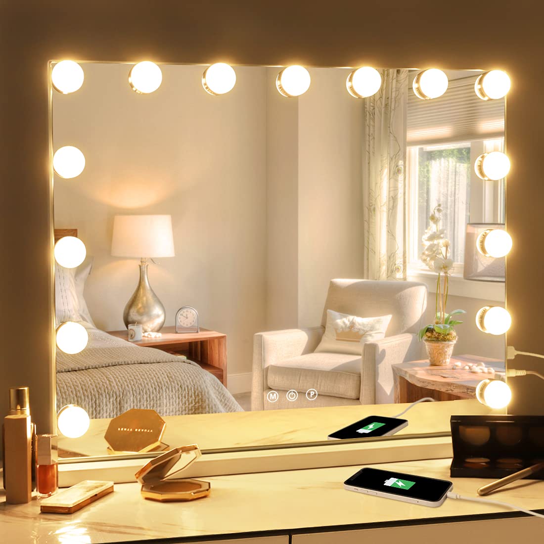 Illuminated Vanity Mirror - Makeup Lighting