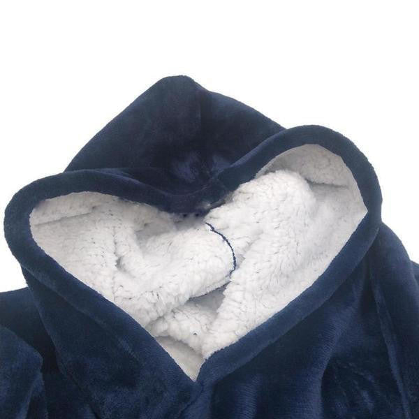 Cozy Wrap Hoodie - Plush Fleece Comfort
