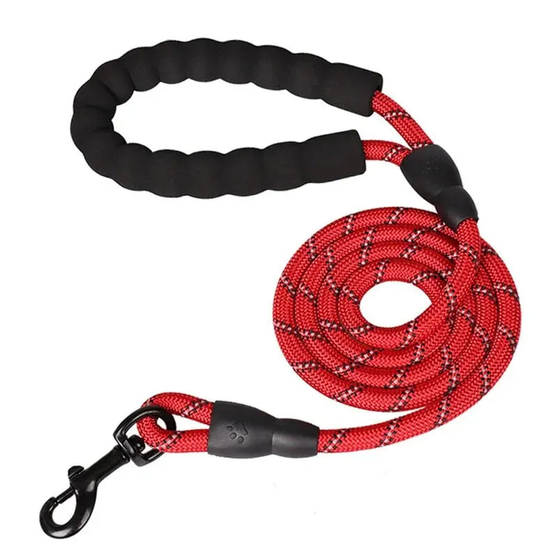 Enhanced Visibility Dog Leash with Comfort Grip