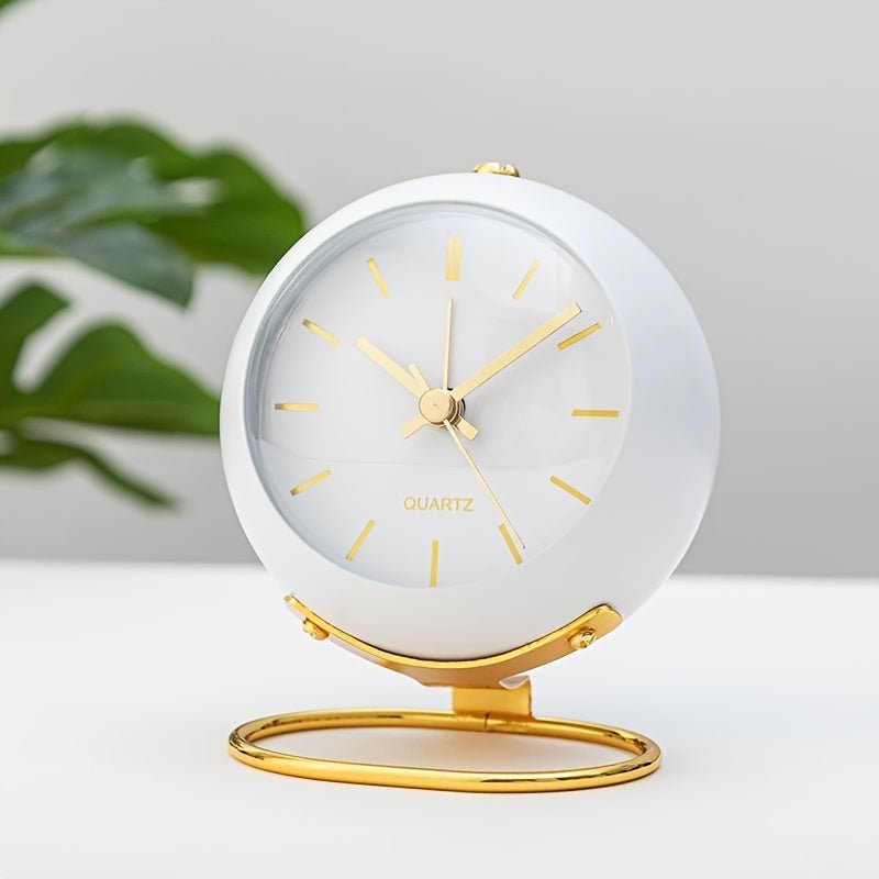 Vintage Style Alarm Clock with Analog Display
