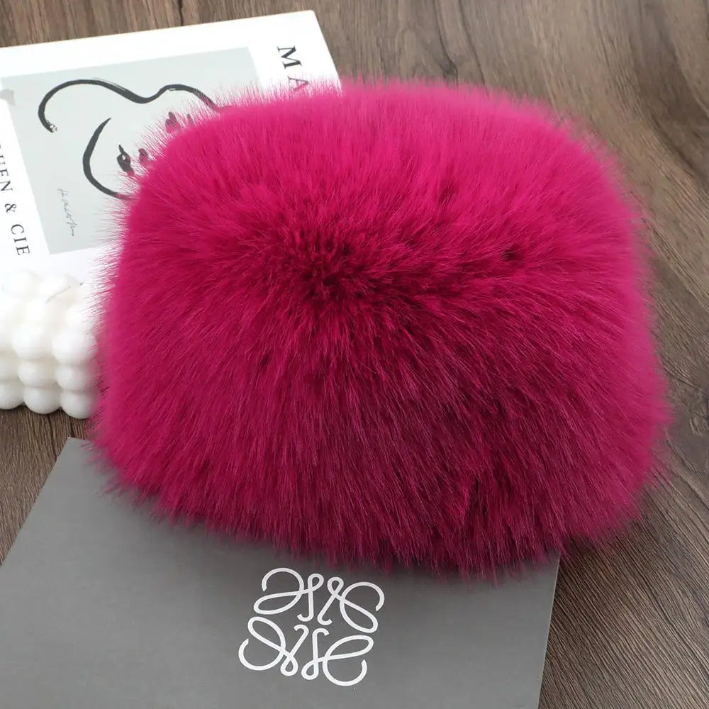 Chic Plush Winter Cap for Ultimate Warmth