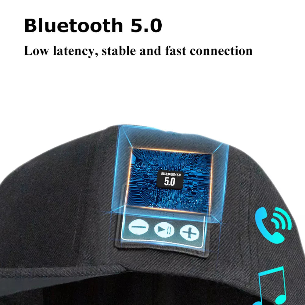 Wireless Audio Cap – Stylish, Waterproof, and Hands-Free