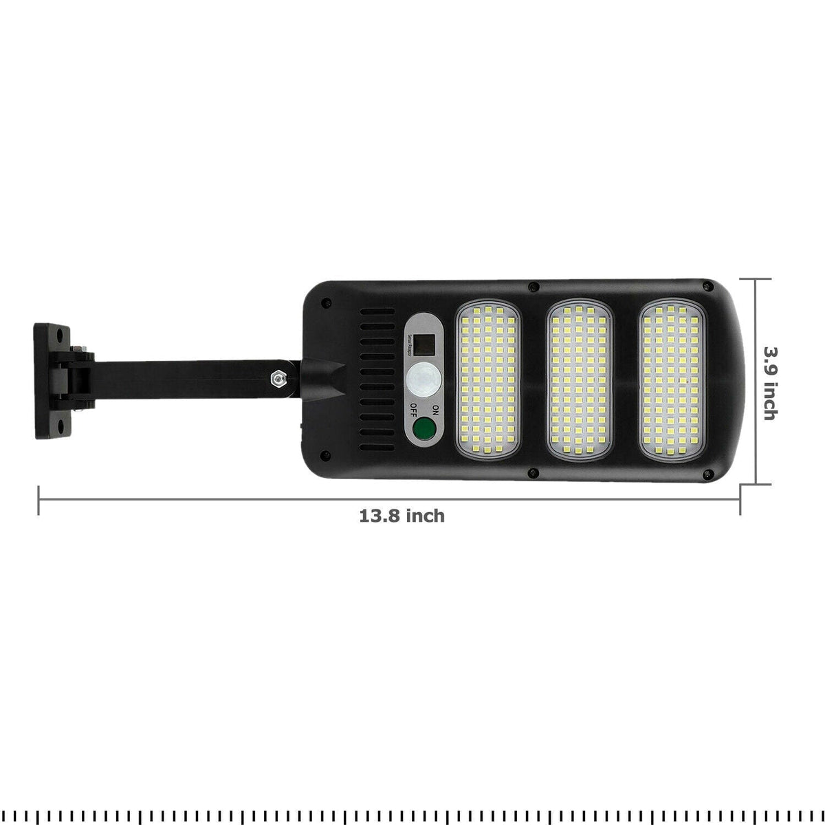 BrightGuard Solar Outdoor Driveway Light with Motion Sensor