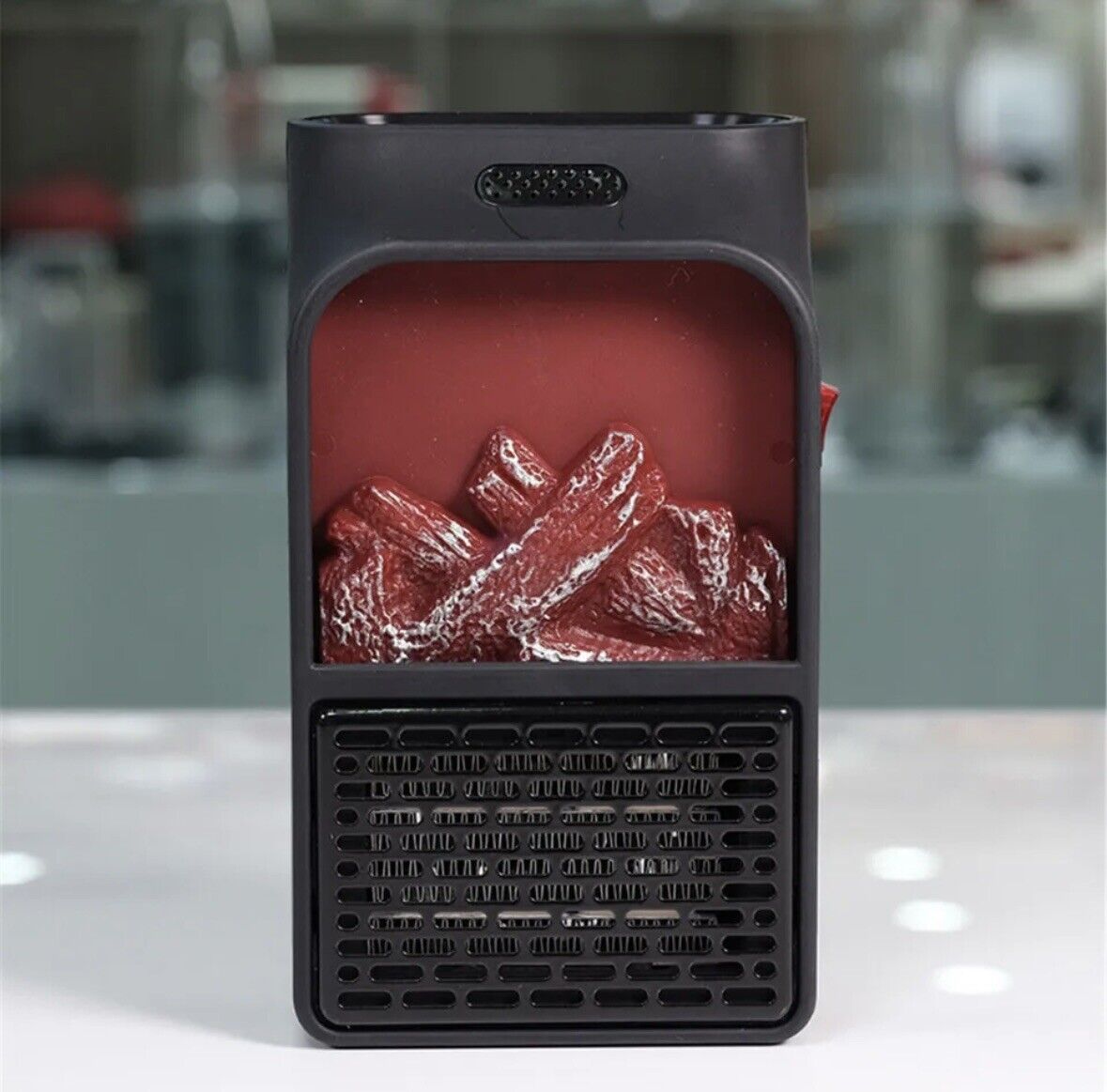Compact 900W Electric Space Heater with Remote Control