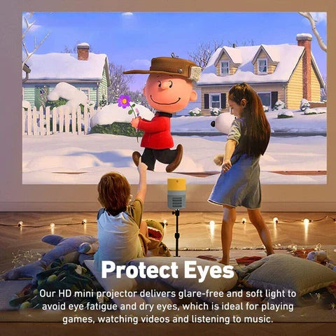 Compact Home Cinema Projector for Movies Anywhere