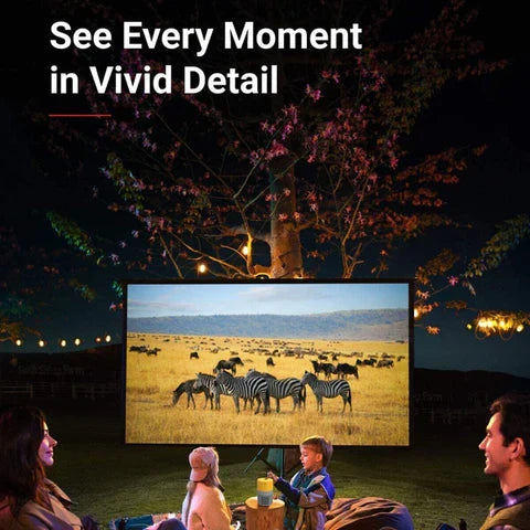 Compact Home Cinema Projector for Movies Anywhere