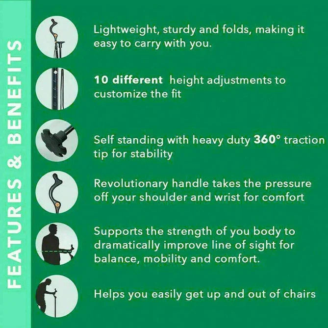 Ultimate Mobility Support Stick for Active Seniors