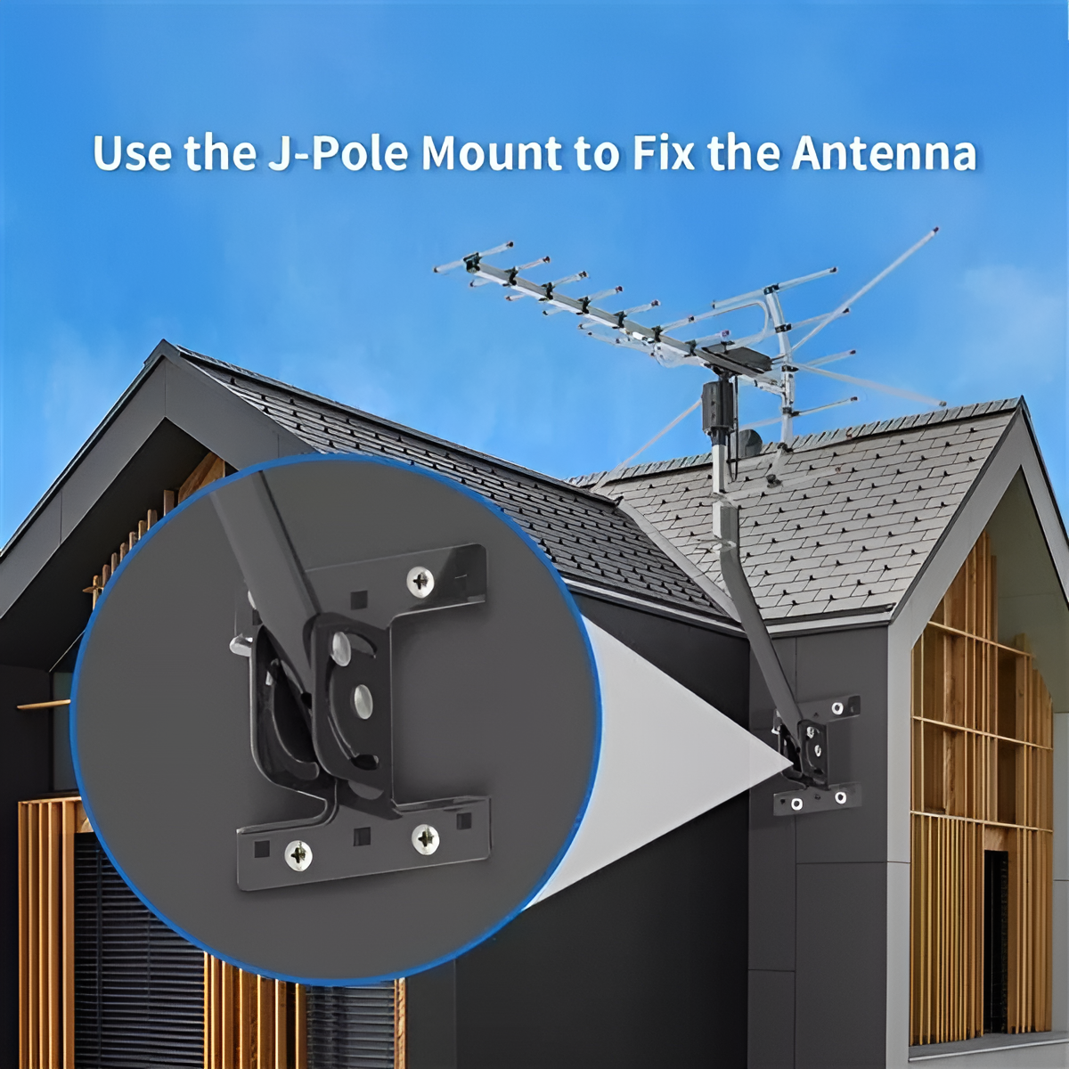 360° High Definition Outdoor Antenna for Uninterrupted Viewing