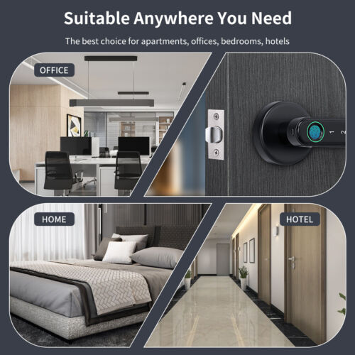 Smart Access Fingerprint Door Lock with App Control