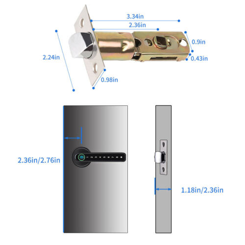 Smart Access Fingerprint Door Lock with App Control