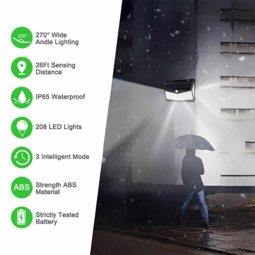 Solar-Powered Outdoor Security Light